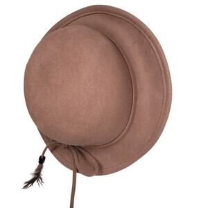 Alex Wilson Lancaster Women's Wool Felt Cloche Bowler Hat Church Derby